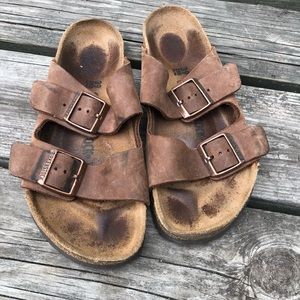 Birkenstock Arizona Leather Soft Footbed 🦋